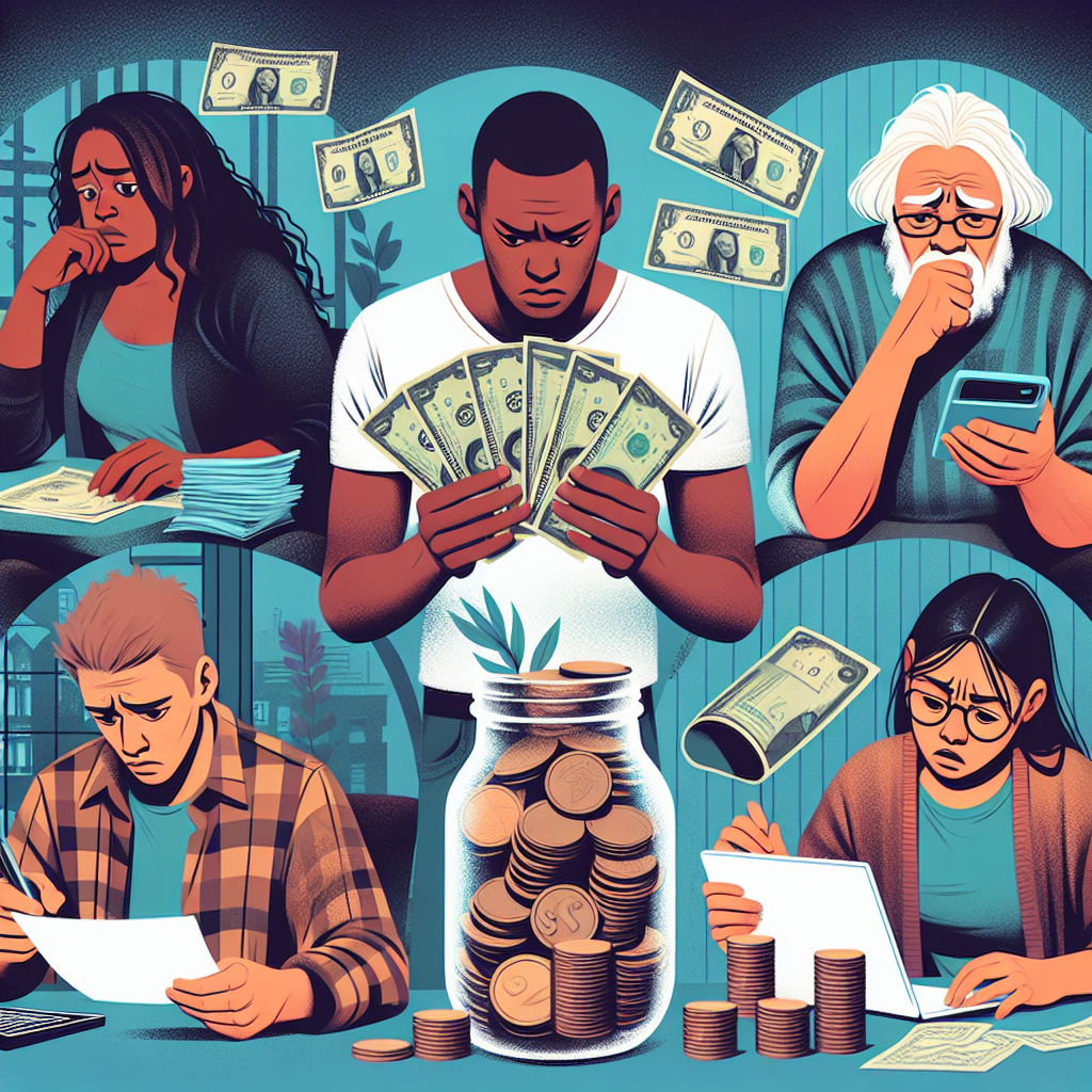 Unmasking the reality: the true face of living paycheck to paycheck in america